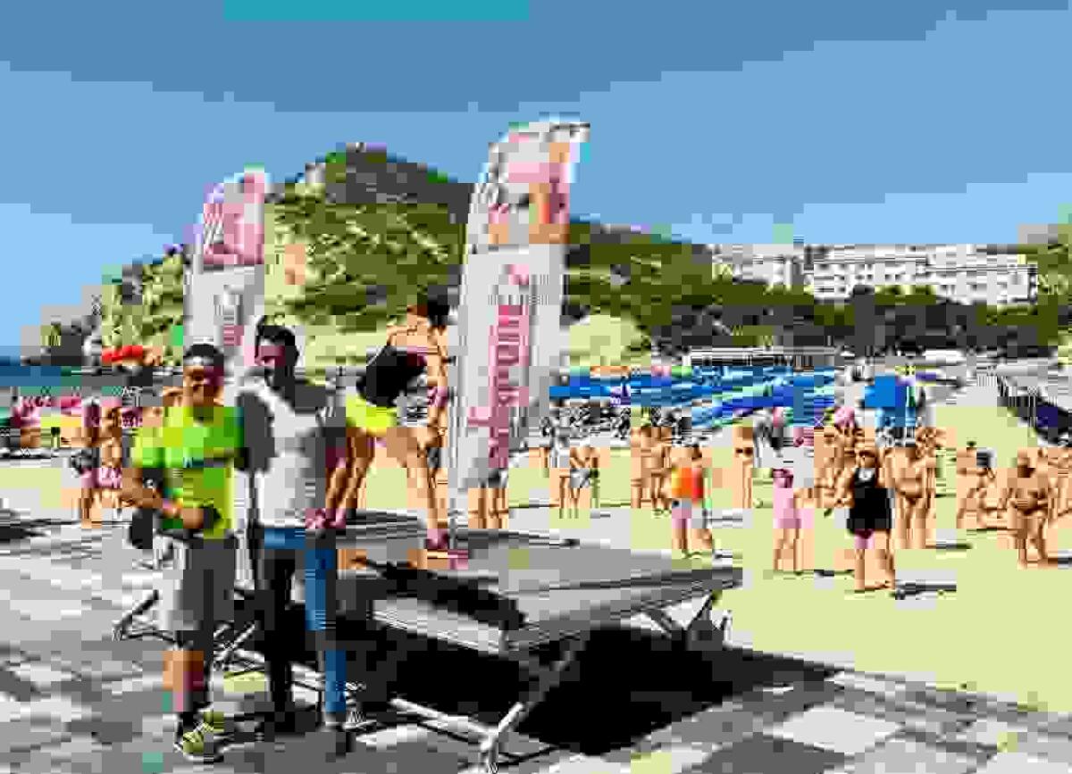 Empiezan las sesiones de zumba en la Cala de Finestrat 