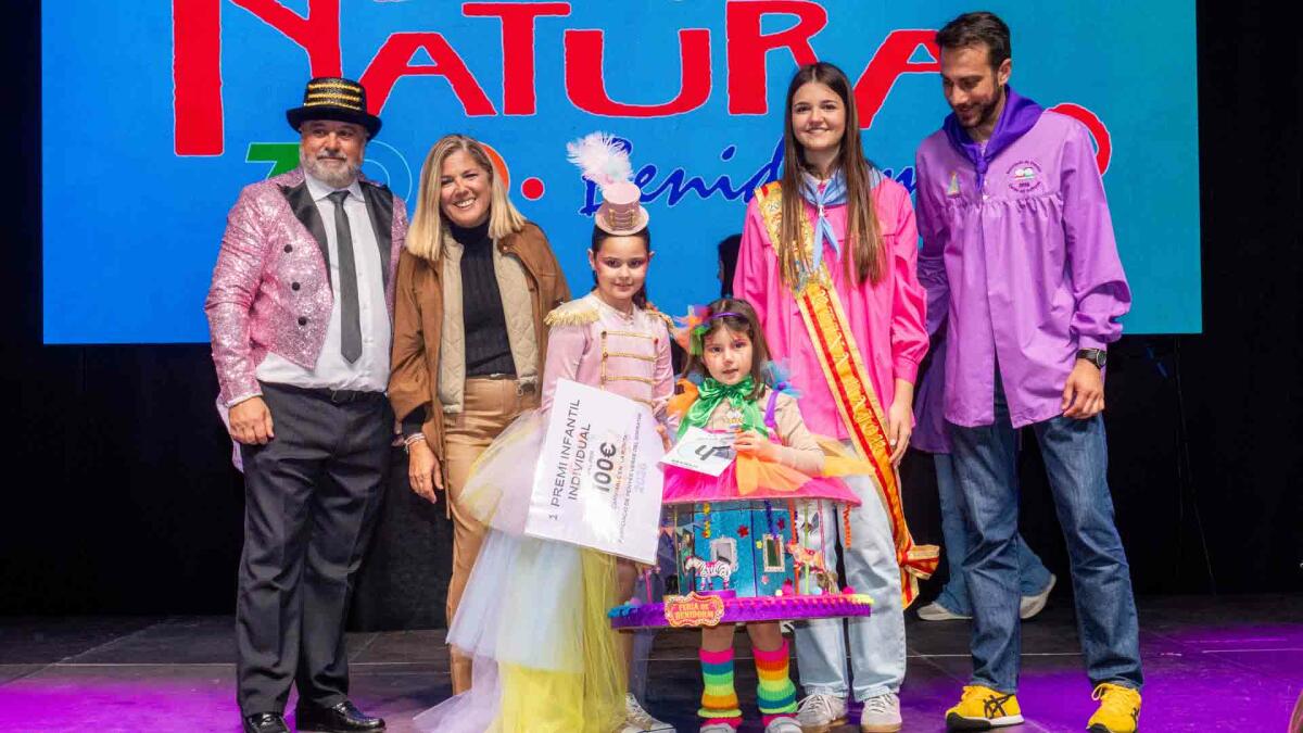 La fantas&iacute;a, el ingenio y el buen tiempo triunfan en el Carnaval infantil de Benidorm