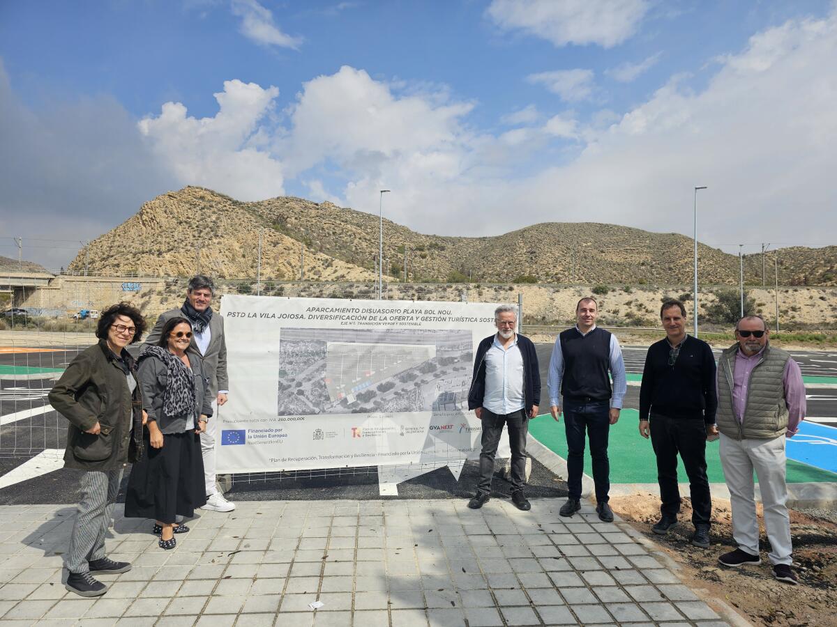 Ya está abierto el nuevo aparcamiento junto a las playas Bol Nou y Paradís