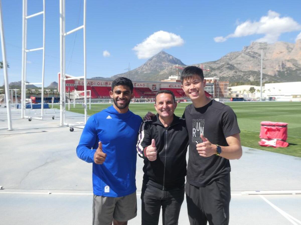 Medallistas olímpicos y mundiales entrenan en el Estadi Olímpic