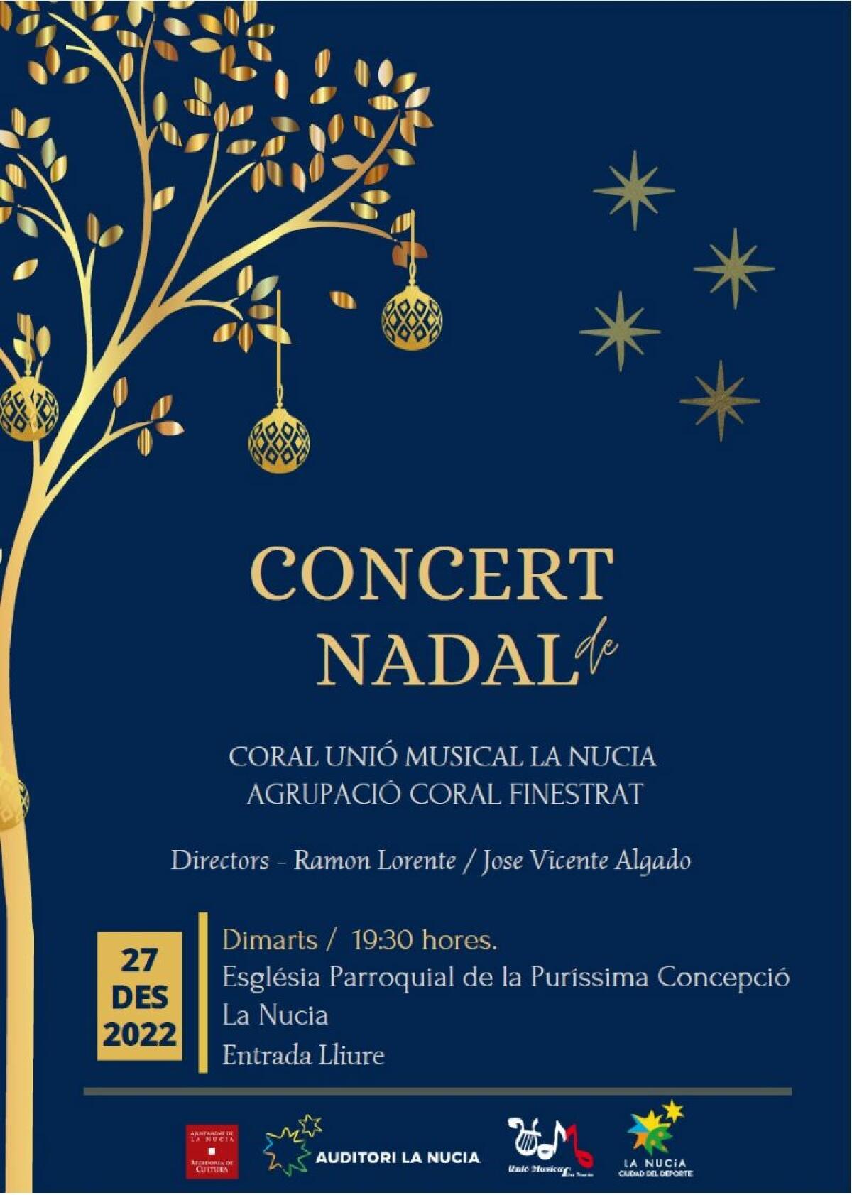 Concierto de Navidad de las corales de Finestrat y La Nucía