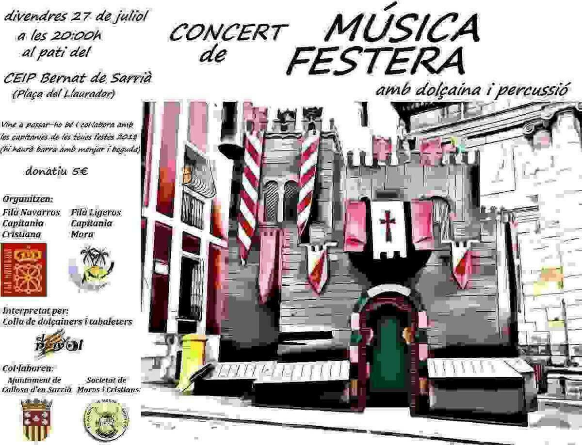  Callosa &middot; La Colla El Pinyol ofrece este viernes un concierto de m&uacute;sica festera a beneficio de los capitanes de 2018