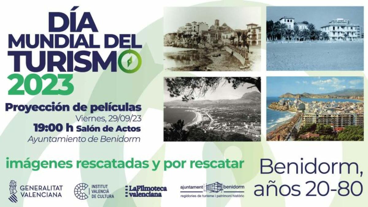 Benidorm proyecta este viernes las dos películas promocionales de los años 70 y 80 recuperadas por el Archivo y Filmoteca Valenciana