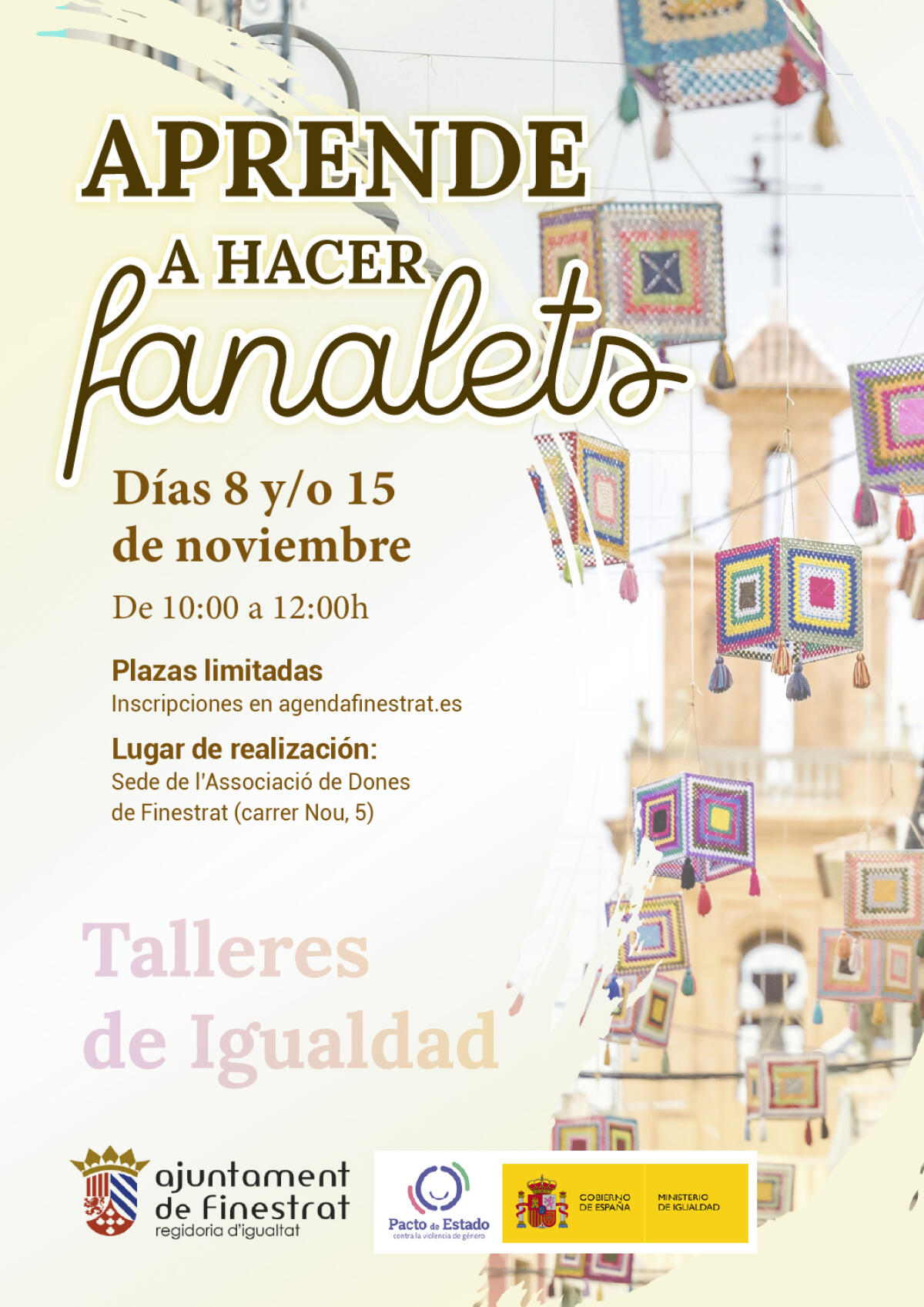 Últimas plazas del taller “Aprende a hacer fanalets”