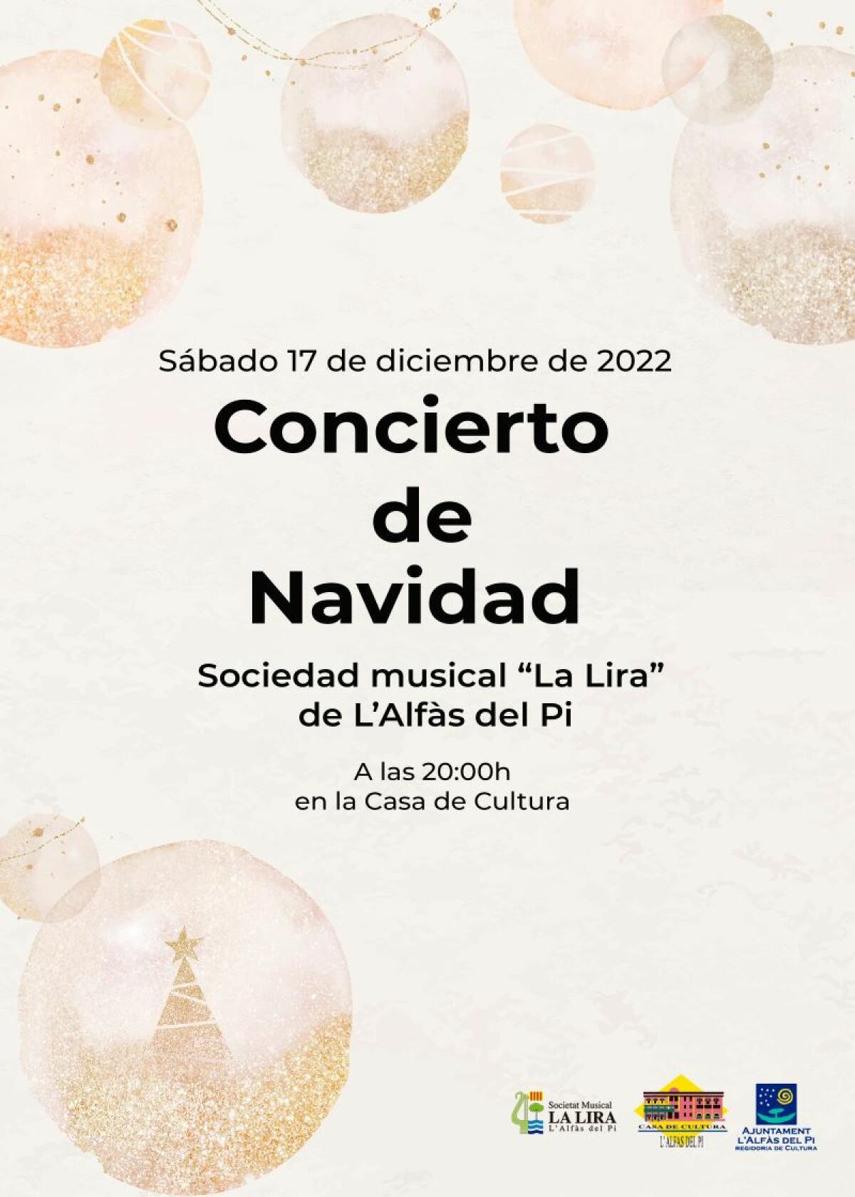 Tradicional Concierto de Navidad el sábado en el auditorio de la Casa de Cultura de l'Alfàs