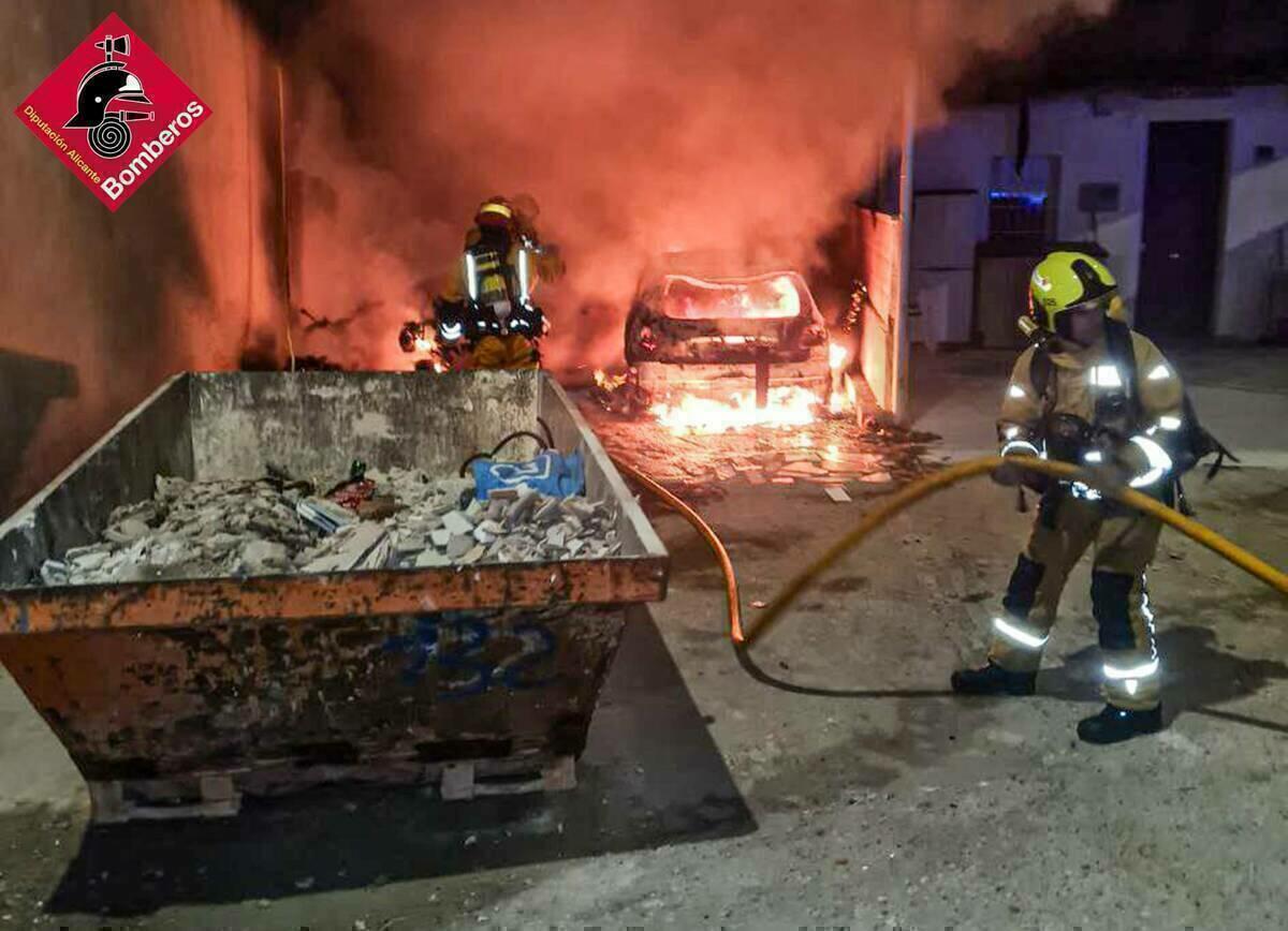 INCENDIO EN VILLAJOYOSA