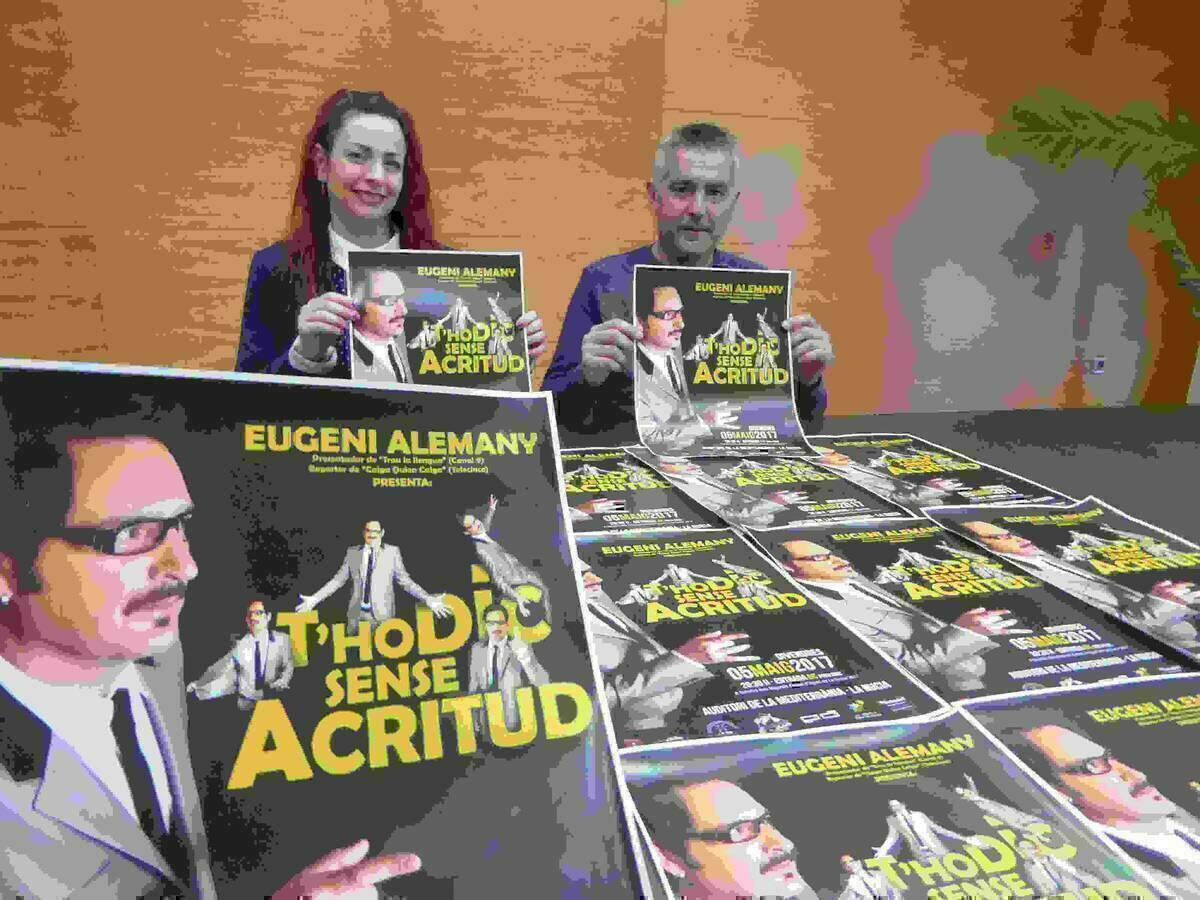 Mon&oacute;logos con Eugeni Alemany en l&rsquo;Auditori a beneficio dels Majorals 2017