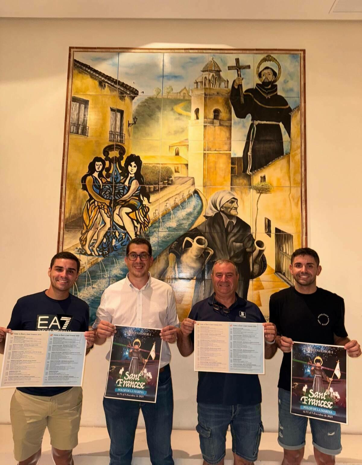 Polop se prepara para vivir las Fiestas en honor a Sant Francesc 2025