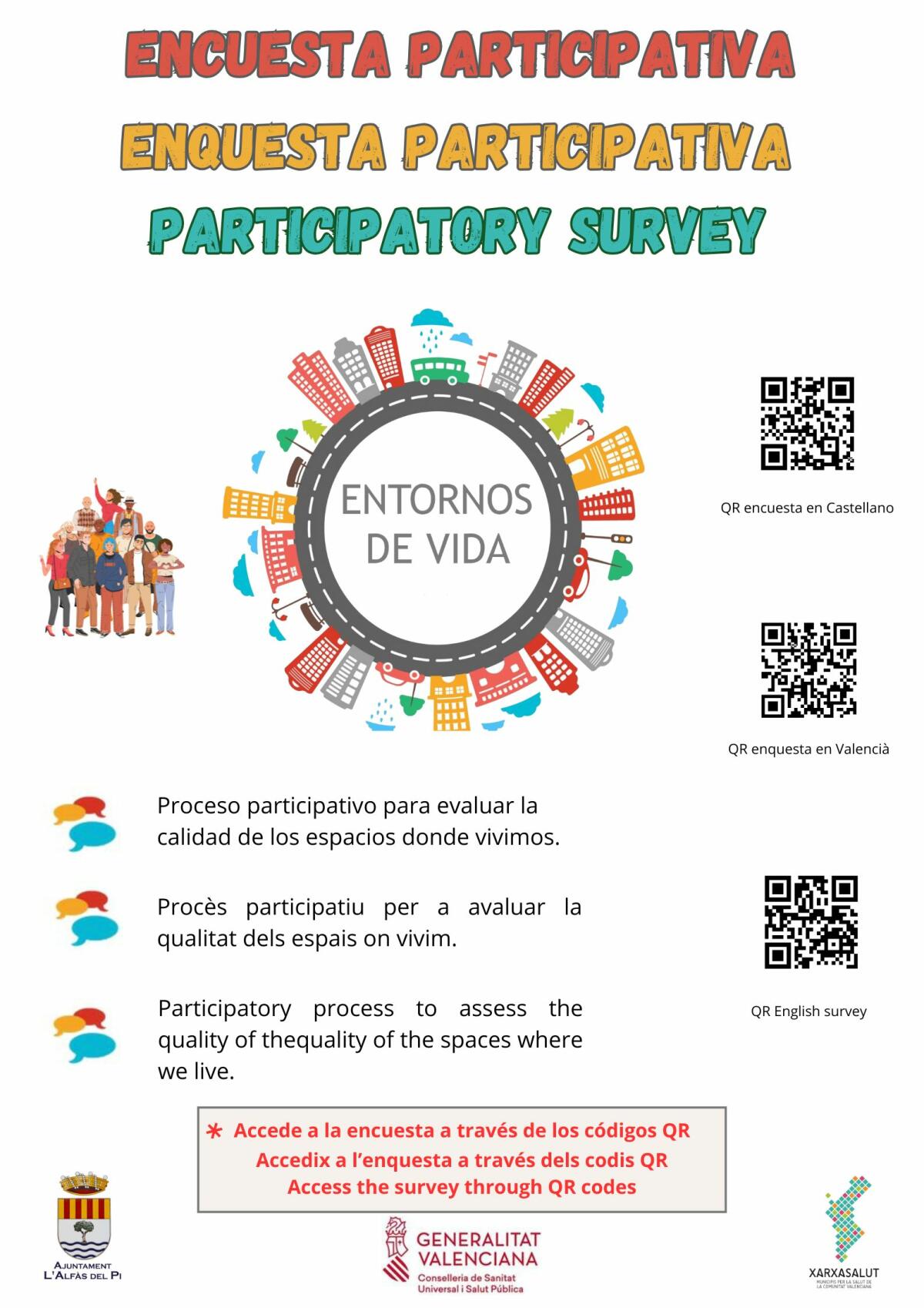 L’Alfàs inicia un proceso de participación ciudadana para realizar un diagnóstico de salud del municipio