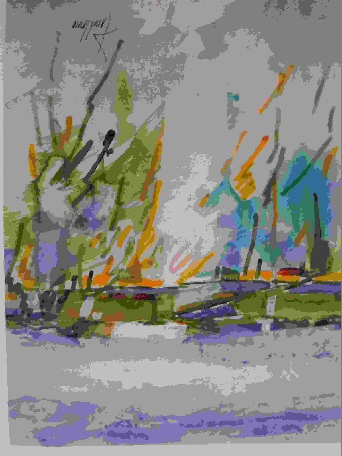 Pamblanco y &ldquo;Estudios de las salinas de Santa Pola, en la Fundaci&oacute;n Frax