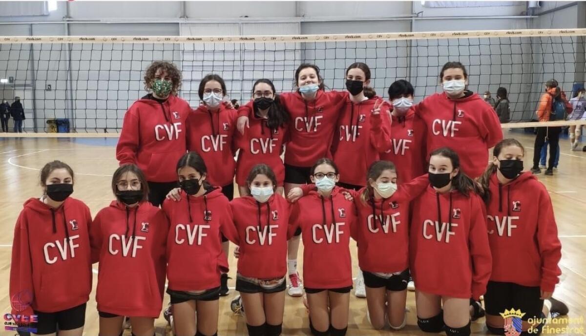 LAS INFANTILES DEL CLUB VOLEIBOL FINESTRAT TERMINAN SÉPTIMAS DE ESPAÑA