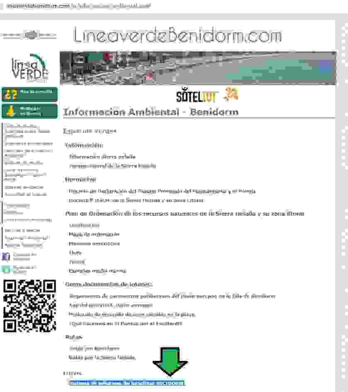 Ciudadanos denuncia la publicidad engañosa que da Benidorm en su web Línea Verde Smart City