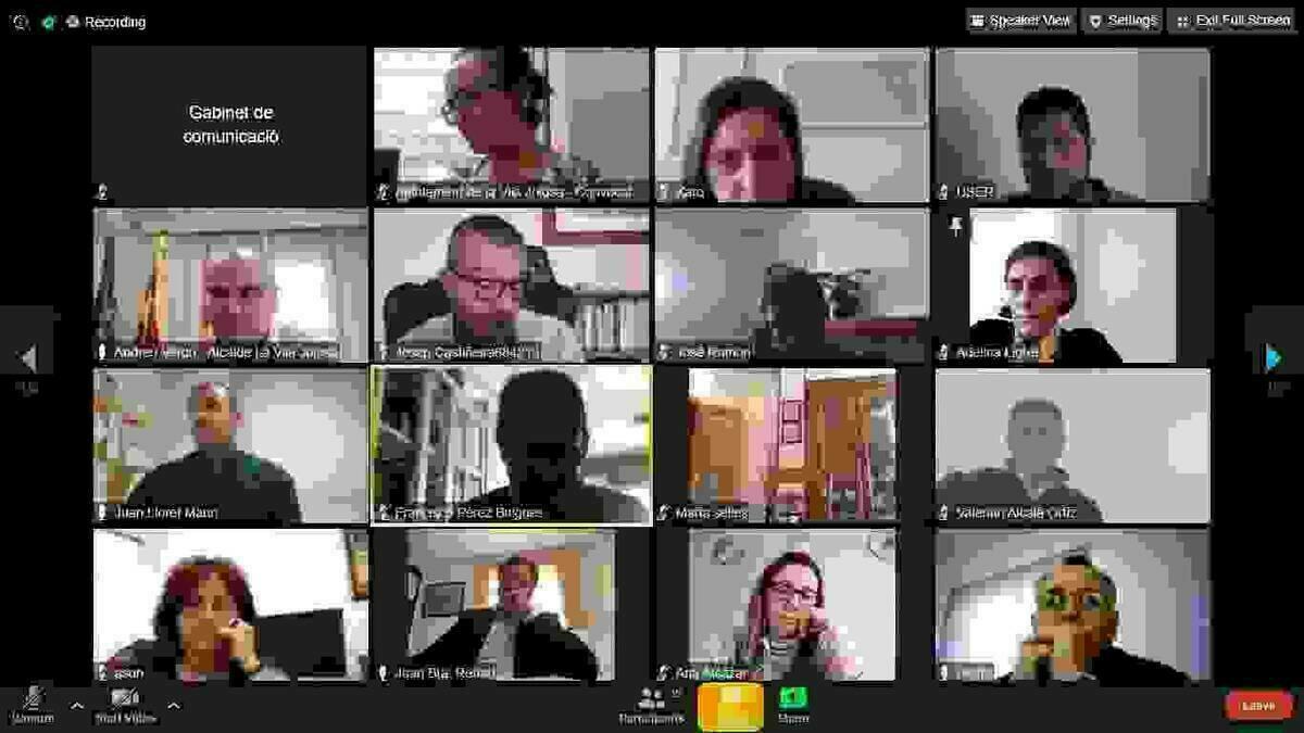 El Ayuntamiento de la Vila Joiosa celebra de forma telemática el pleno correspondiente al mes  de noviembre