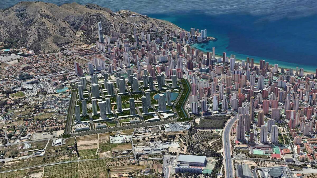 Benidorm aprobará la semana que viene en pleno la versión final del Plan Parcial ‘Ensanche Levante’ 