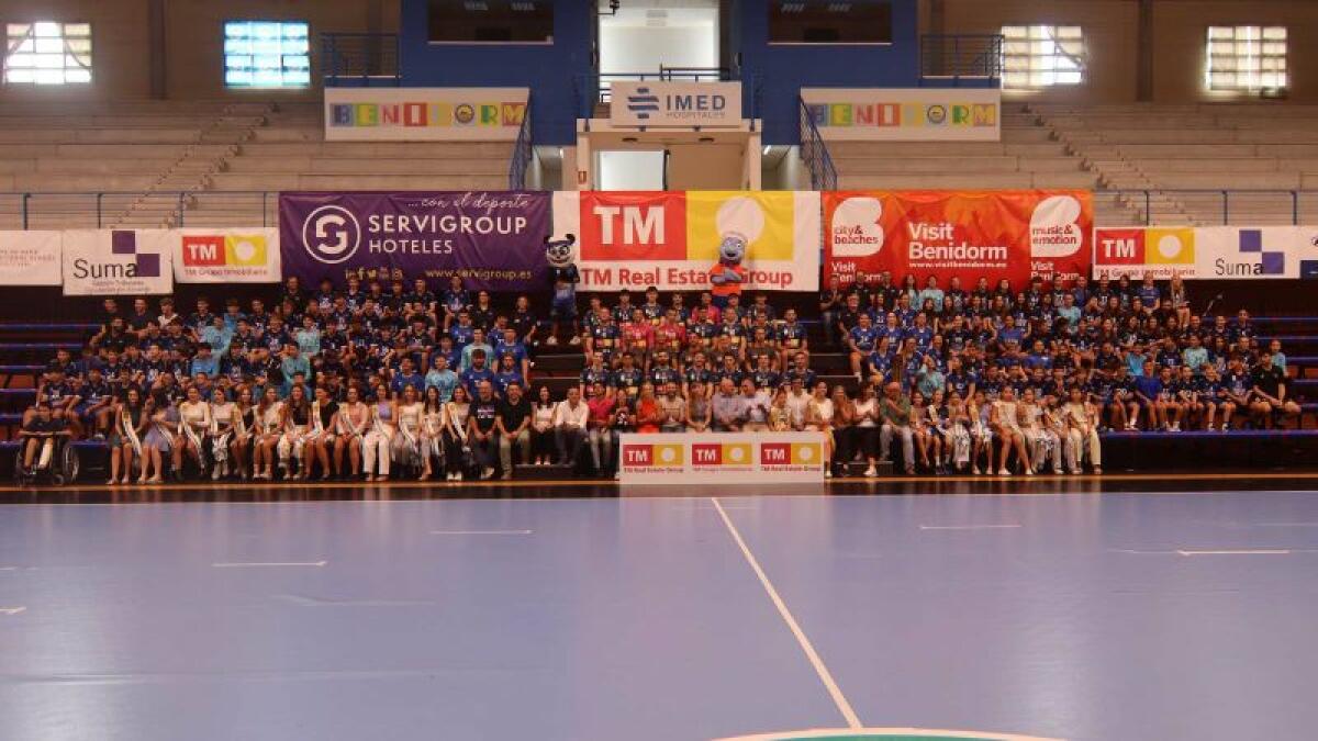 El Club Balonmano TM Benidorm presenta todos sus equipos antes de arrancar la temporada 2023-24