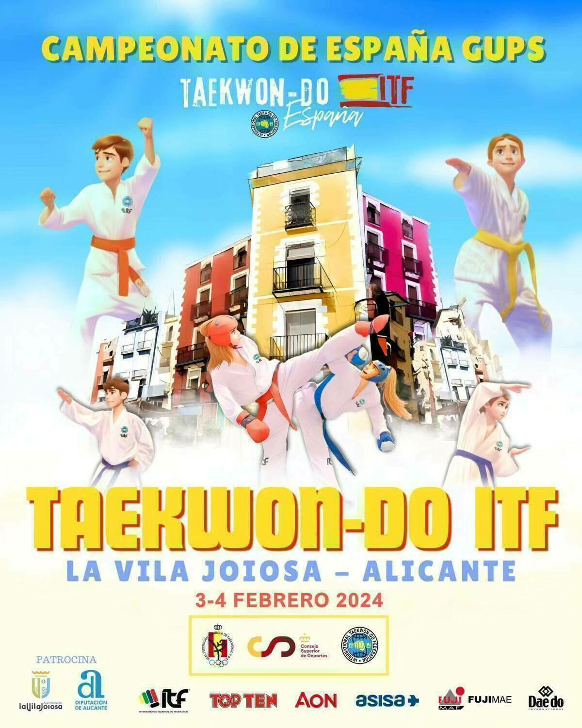 Villajoyosa acoge el Campeonato de España de Taekwon-do ITF Gups este fin de semana