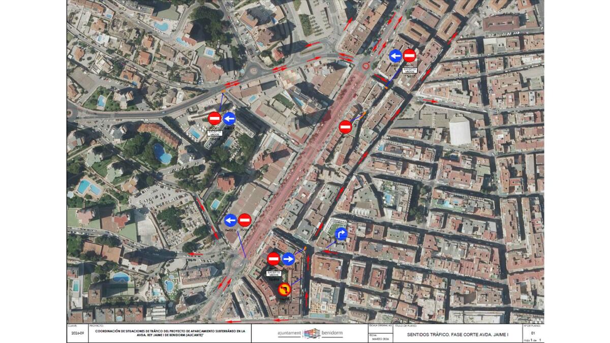 La construcci&oacute;n del aparcamiento subterr&aacute;neo de Jaime I arranca la pr&oacute;xima semana tras completarse los trabajos previos
