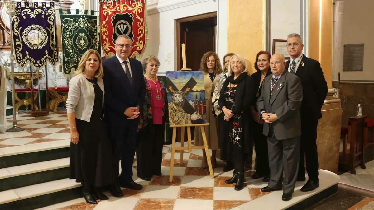 Benidorm inicia la cuenta atrás para Semana Santa con el pregón y el descubrimiento del cartel anunciador, obra de Carmen Alvado 