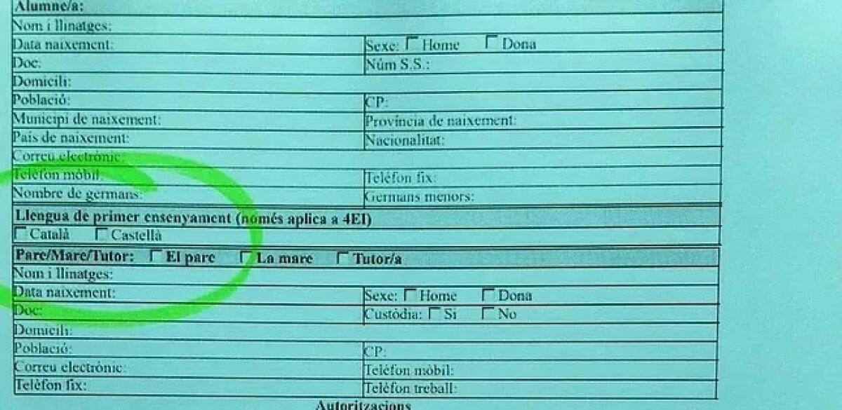 Baleares rectifica e incluye la casilla para que se pueda adquirir la lectoescritura en lengua materna