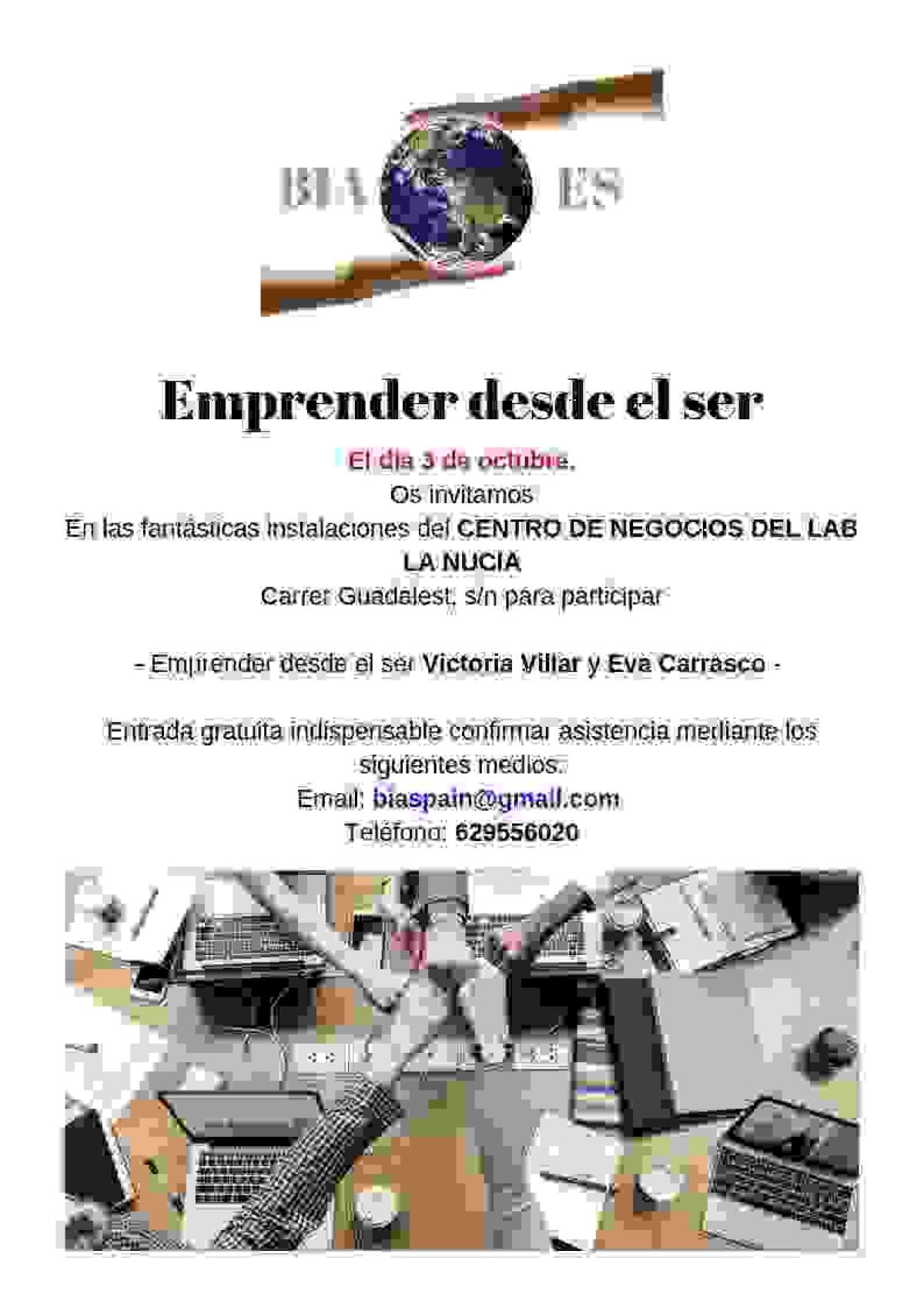 Charla “Emprender desde el Ser” en el Lab_Nucia este jueves