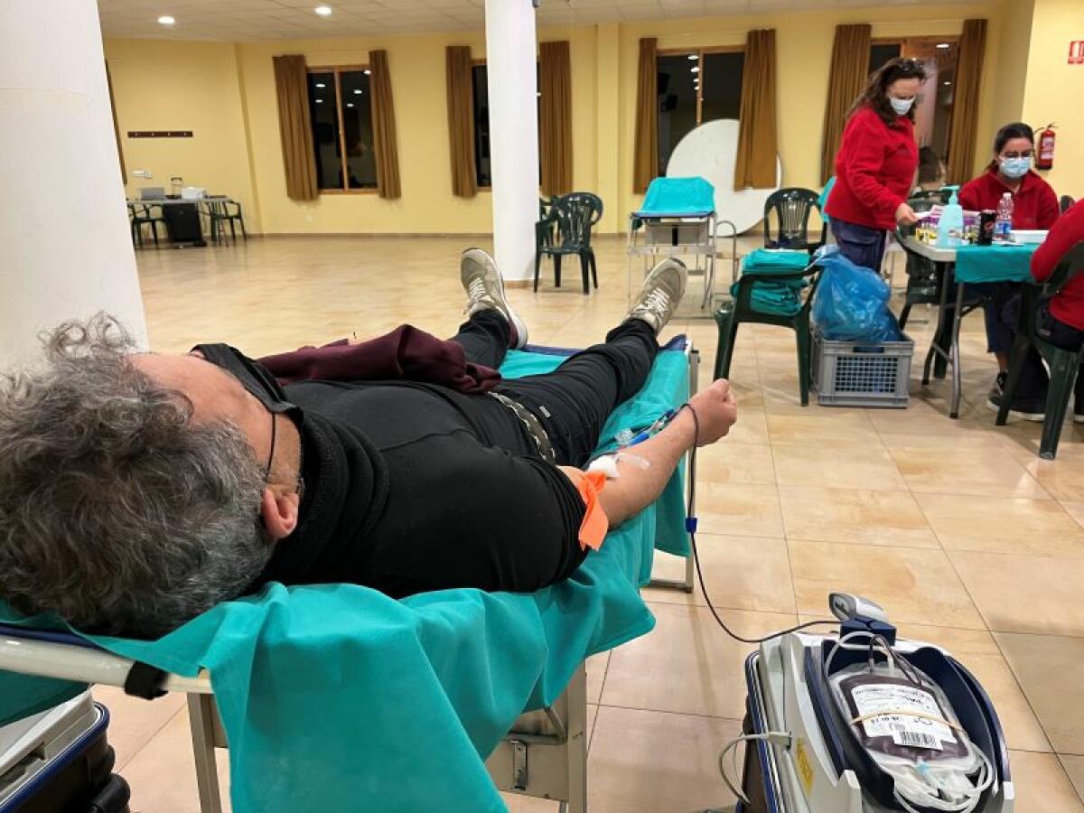 31 personas donaron sangre el pasado jueves en el Salón Social El Cirer