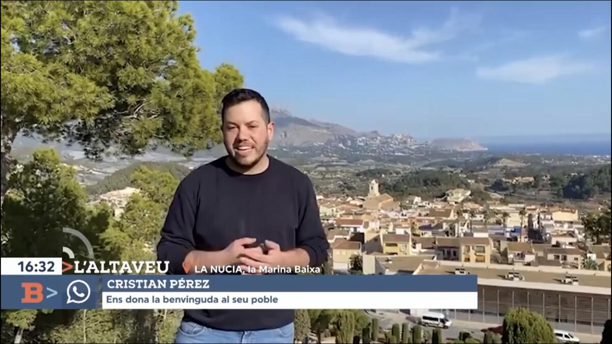 El programa “Bona Vesprada” de À punt dedicó dos horas a La Nucía