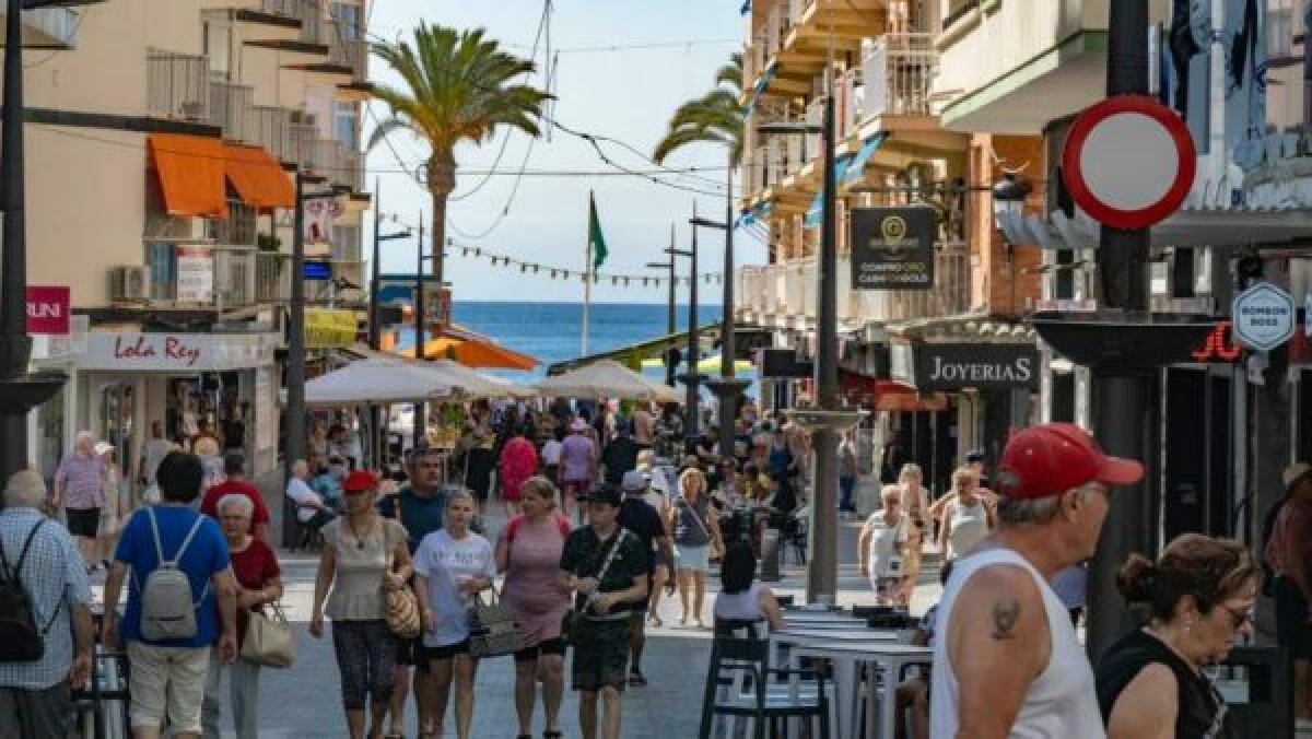 Benidorm: los británicos adelantan a los españoles