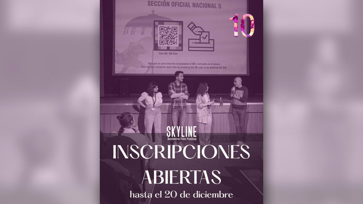 Abierta las inscripciones para el Skyline Benidorm Film Festival, que se celebrará del 18 al 25 de abril