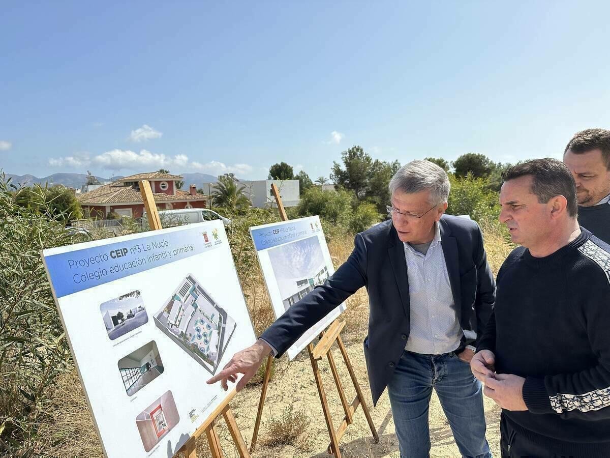 Un “nuevo paso” para el Tercer Colegio de La Nucía con el estudio geotécnico de la parcela