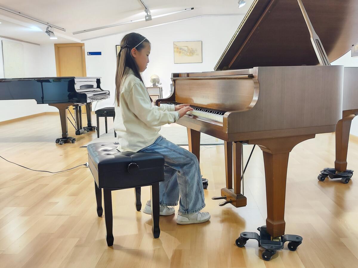 Concierto de piano con niños y jóvenes en la Sala Mestral de l'Auditori 