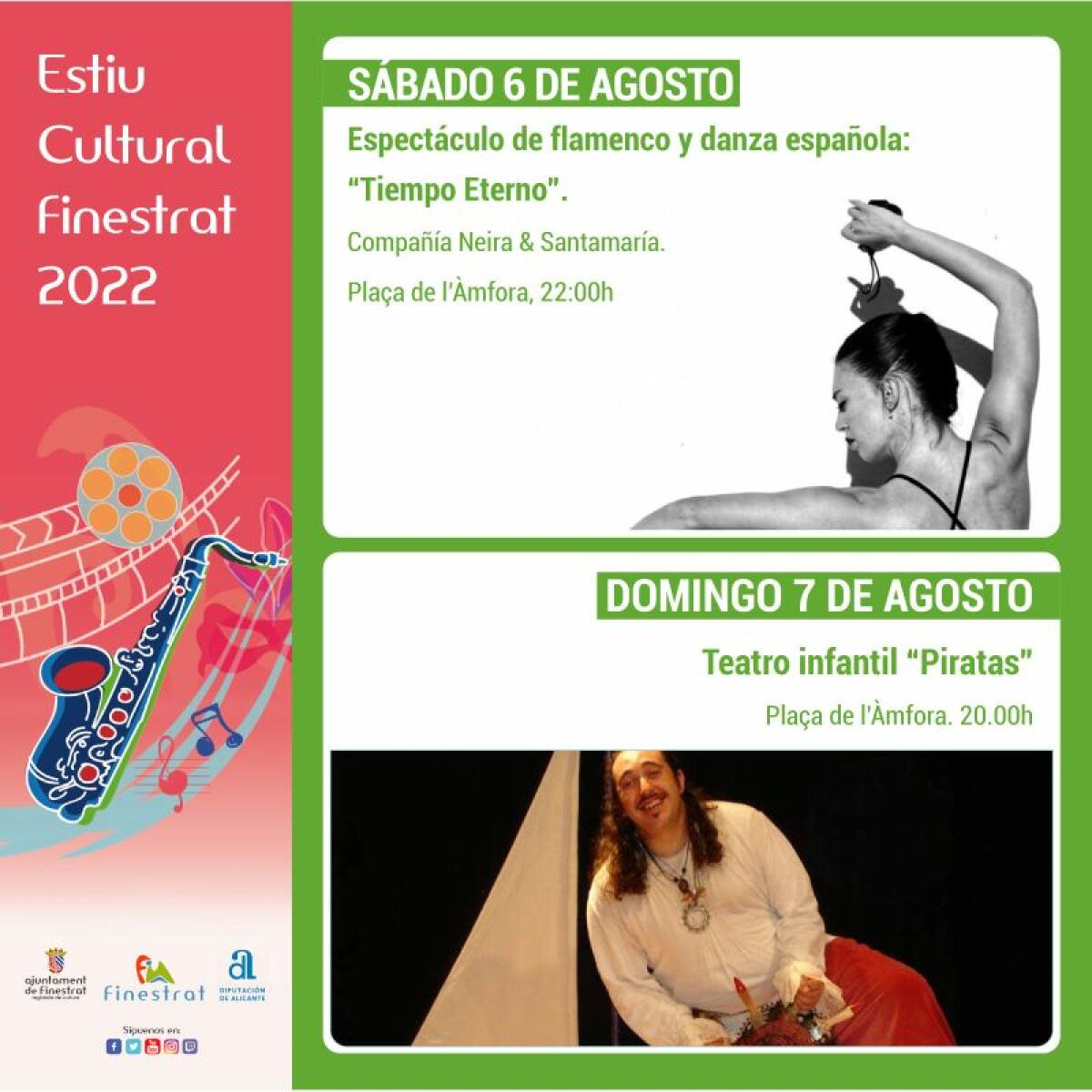 DANZA ESPAÑOLA Y TEATRO FAMILIAR EN EL ESTIU CULTURAL A LA CALA