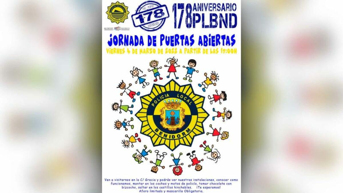 La Asociación de la Policía Local de Benidorm celebra el 178 aniversario del cuerpo