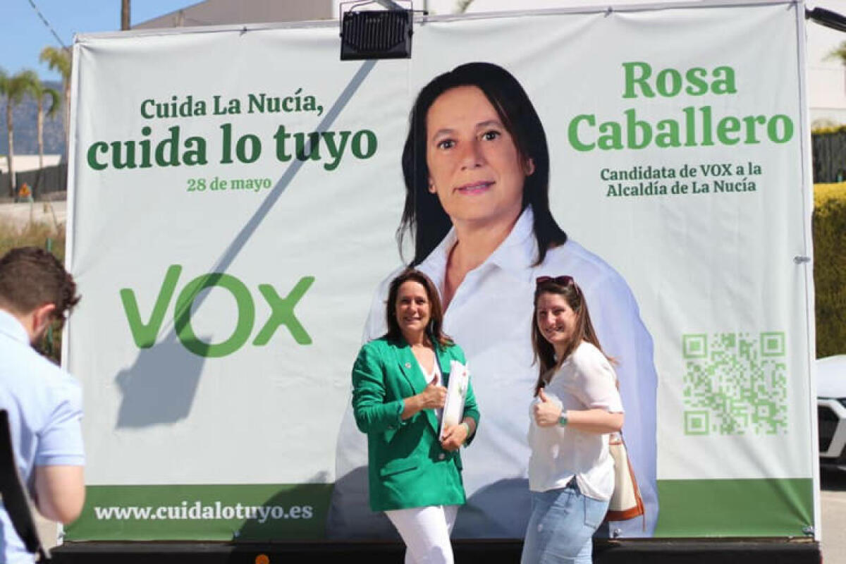 Rosa Caballero deja Vox y pasa a concejal no adscrita del Ayuntamiento de La Nucía