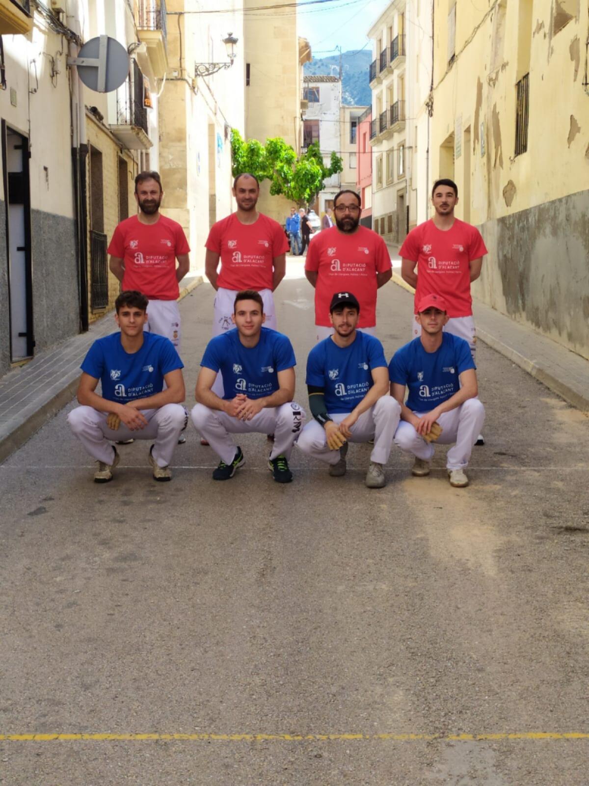 Nueva jornada de pilota valenciana en la Marina Baixa