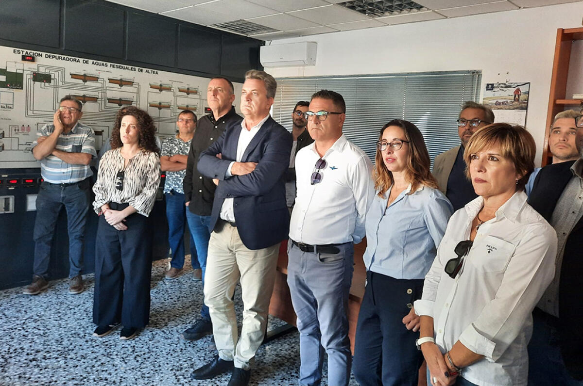 Comienzan las obras de la depuradora de Altea que permitirán la reutilización del agua para la agricultura