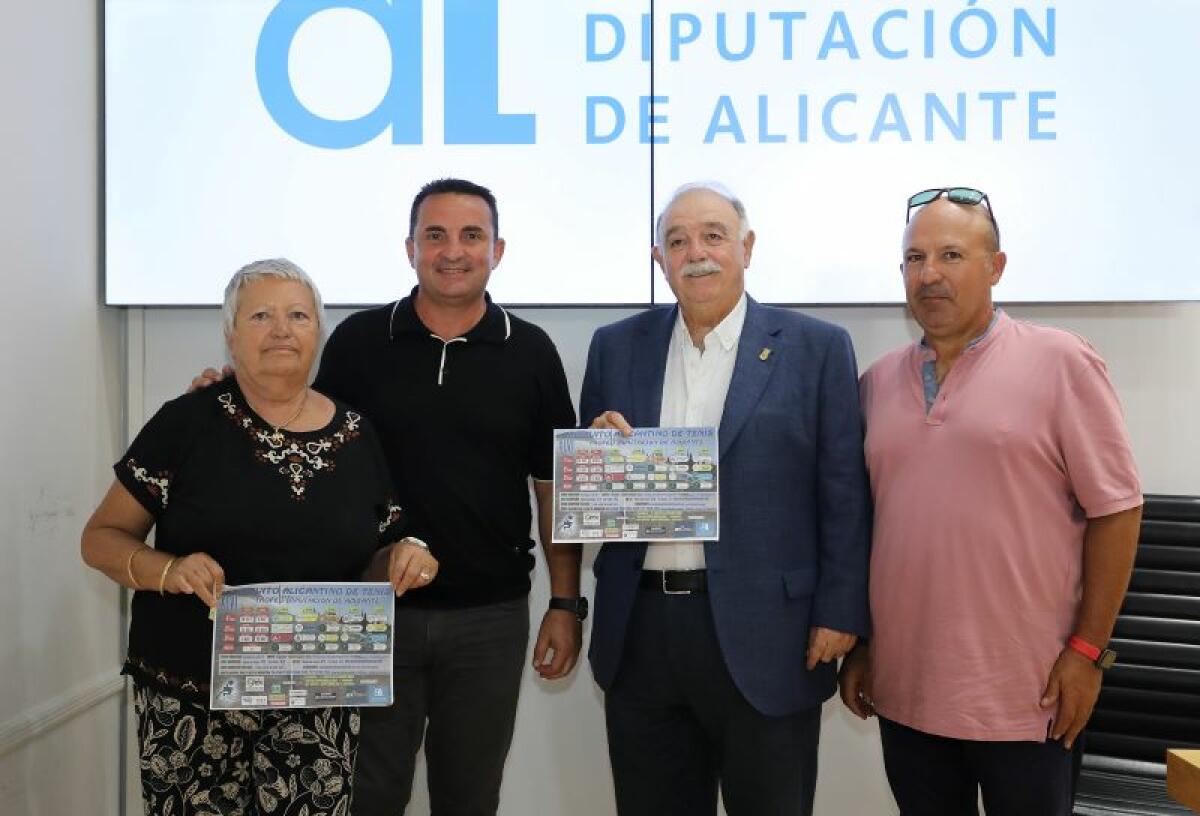 Más de 500 niños de toda España participan en el XLVI Circuito Alicantino de Tenis que impulsa la Diputación 