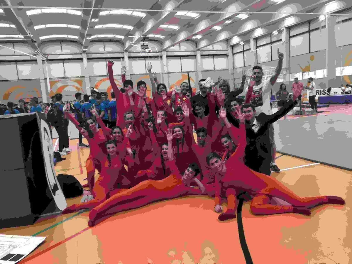 El Instituto de La Nucía queda subcampeón Autonómico de Acrosport