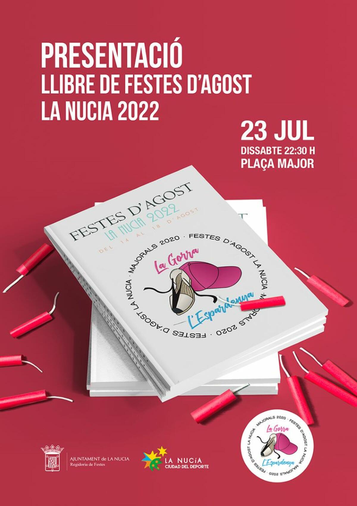 Este sábado presentación del “Llibre de les Festes d’Agost 2022” 