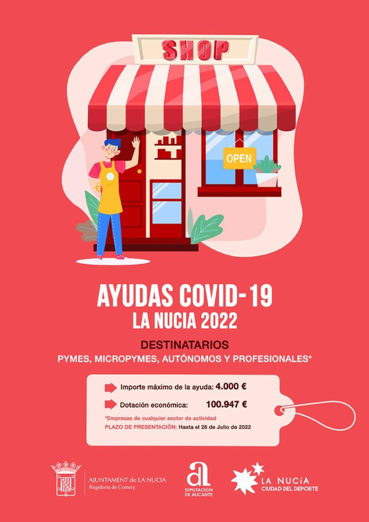 El plazo de las “Ayudas para PYMES y Autónomos” finaliza el 26 de julio