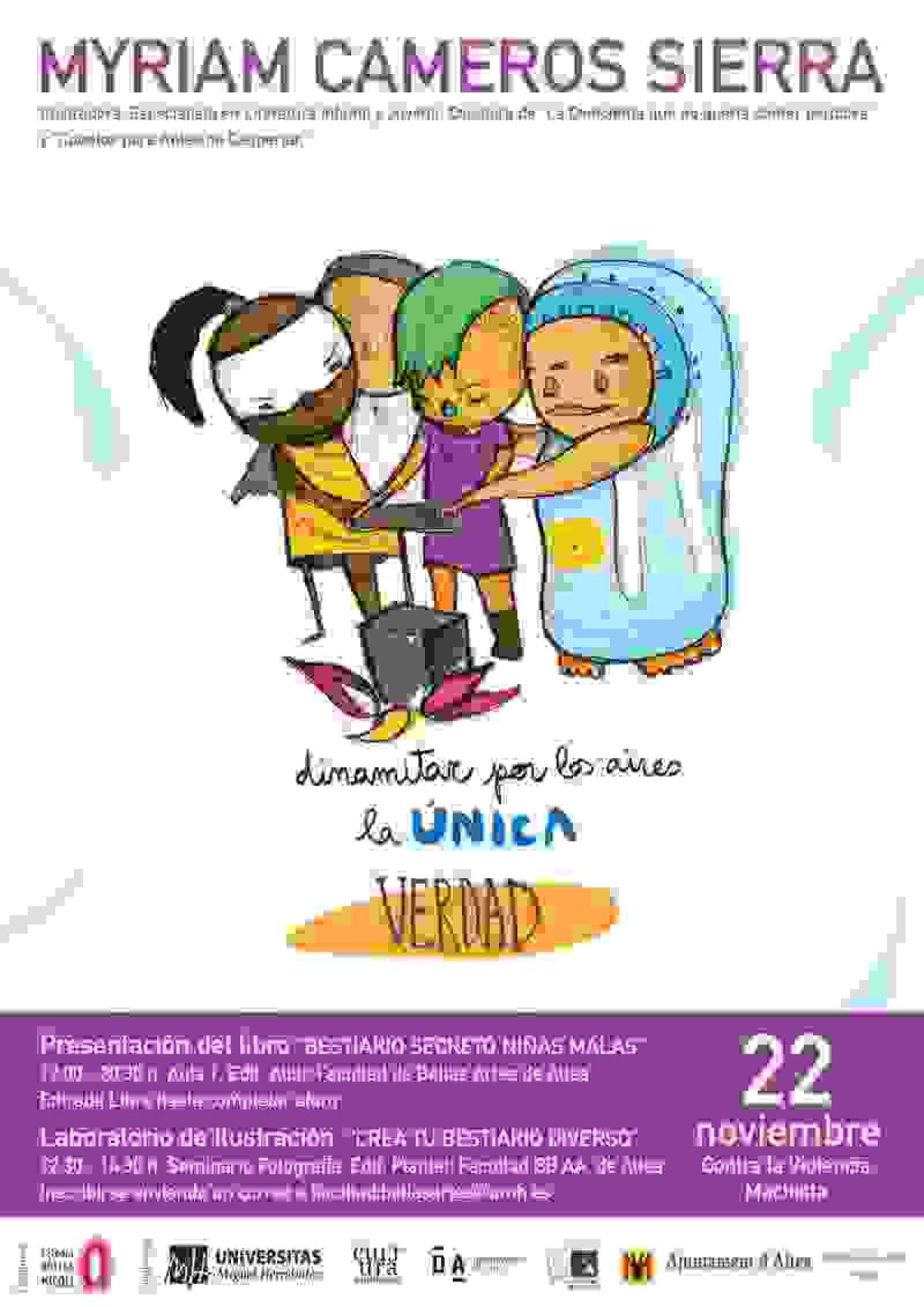 Altea &middot; La artista Myriam Cameros imparte un taller de ilustraci&oacute;n y una conferencia en la UMH