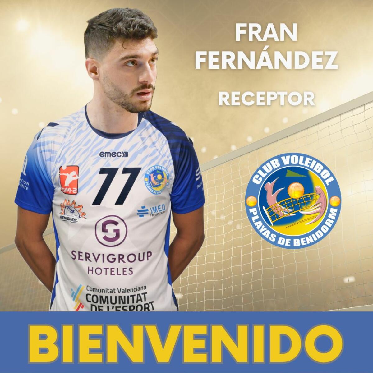 Fran Fernández se incorpora a la disciplina de Servigroup Benidorm 