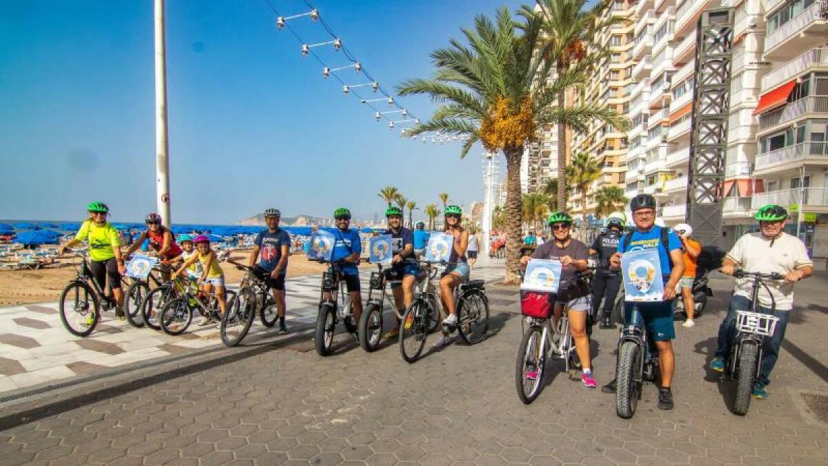 Domingo de bicicleta en Benidorm dentro de la Semana Europea de la Movilidad