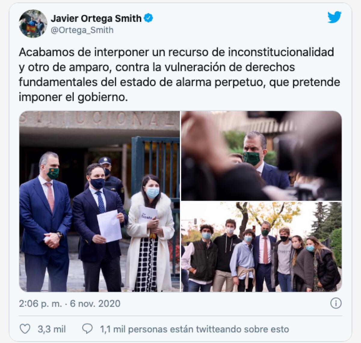 Empresarios españoles presentan una reclamación contra el Ejecutivo por las medidas que han llevado a cerrar sus negocios