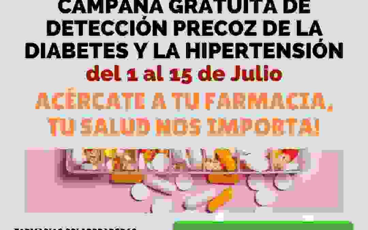 Campaña gratuita de detección precoz de la diabetes y la hipertensión en las farmacias de l’Alfàs