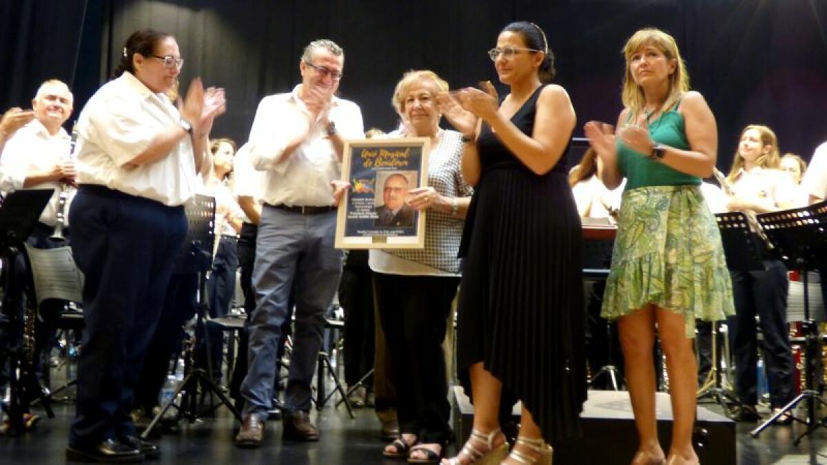 Homenaje póstumo de la Unión Musical a Jaume Antón, su presidente de honor