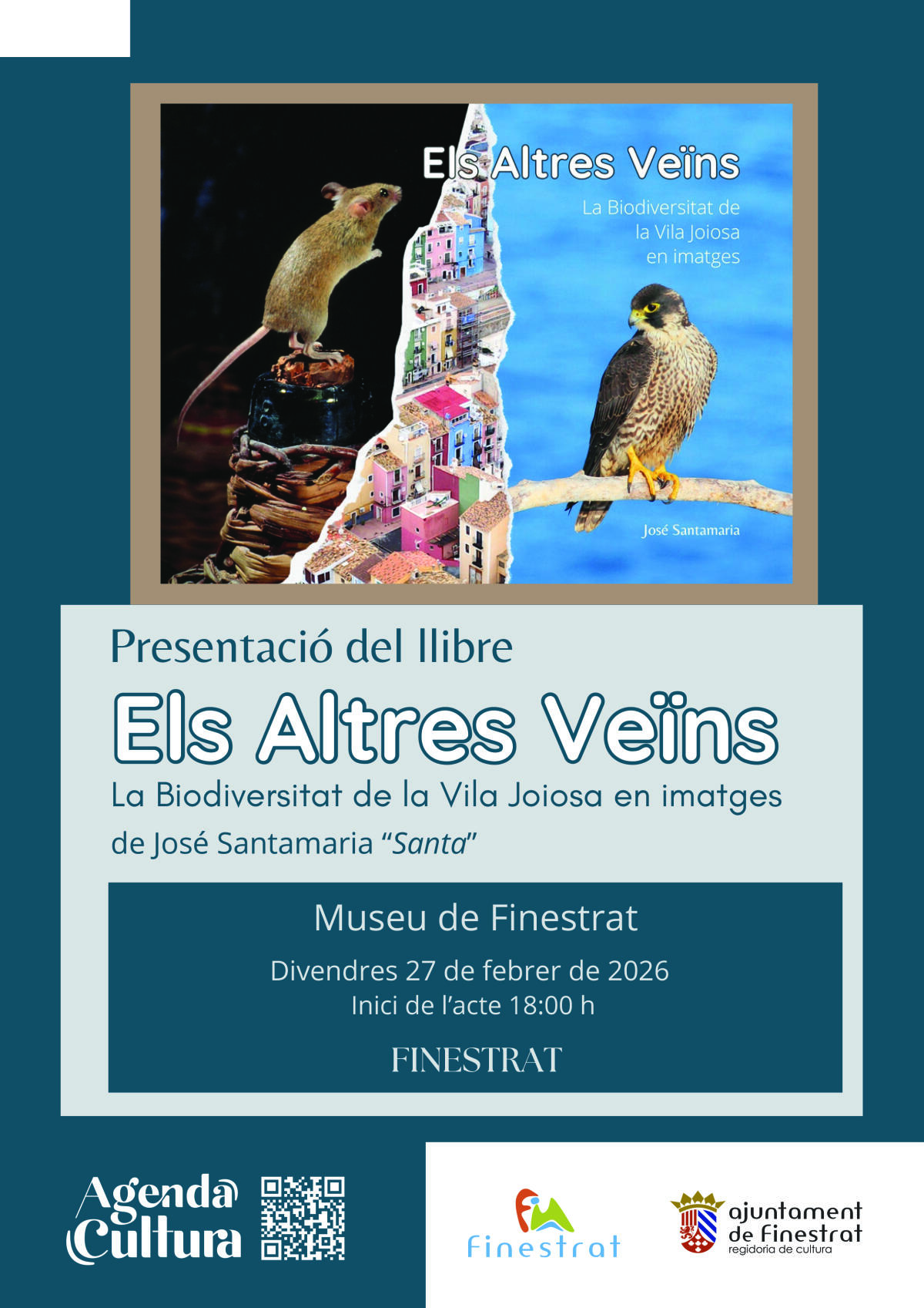 &ldquo;ELS ALTRES VE&Iuml;NS&rdquo; DE JOS&Eacute; SANTAMARIA, UN REPASO FOTOGR&Agrave;FICO POR LA FAUNA Y FLORA DE LA VILA JOIOSA, AL MUSEU DE FINESTRAT