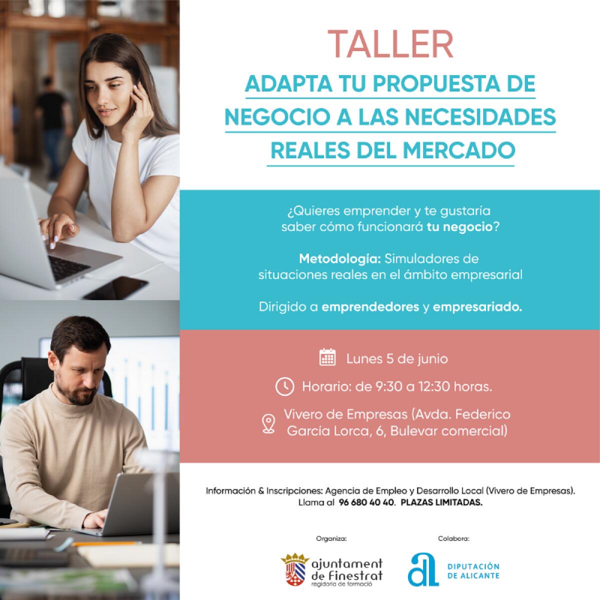 TALLER PARA AYUDAR A EMPRENDEDORES Y EMPRESARIADO A ADAPTAR SUS PROPUESTAS DE NEGOCIO A LAS NECESDIDADES REALES DEL MERCADO