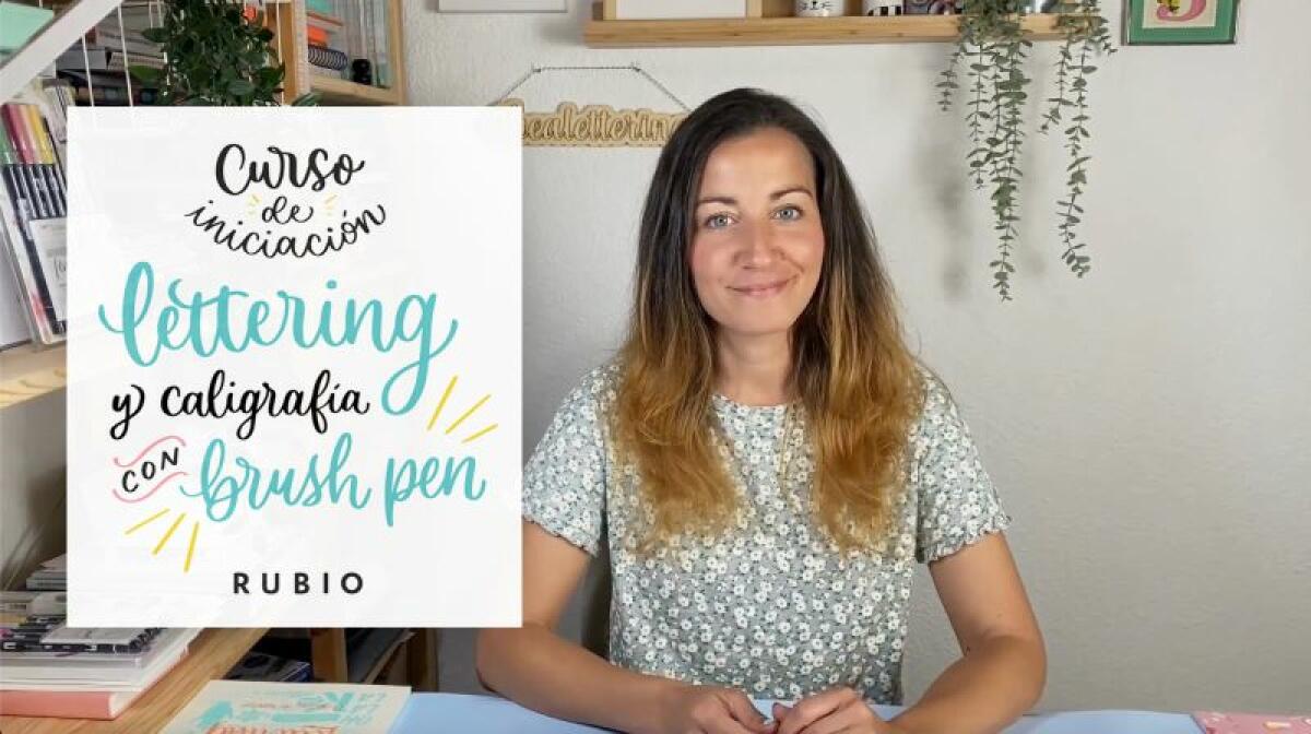 La editorial RUBIO se adentra en la formación online con su primer curso de lettering