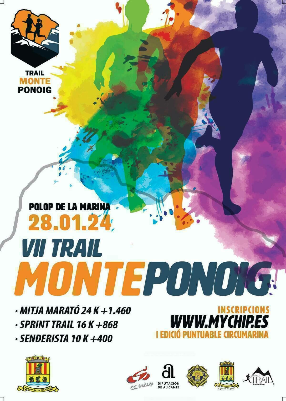 VII TRAIL MONTEPONOIG EN POLOP DE LA MARINA