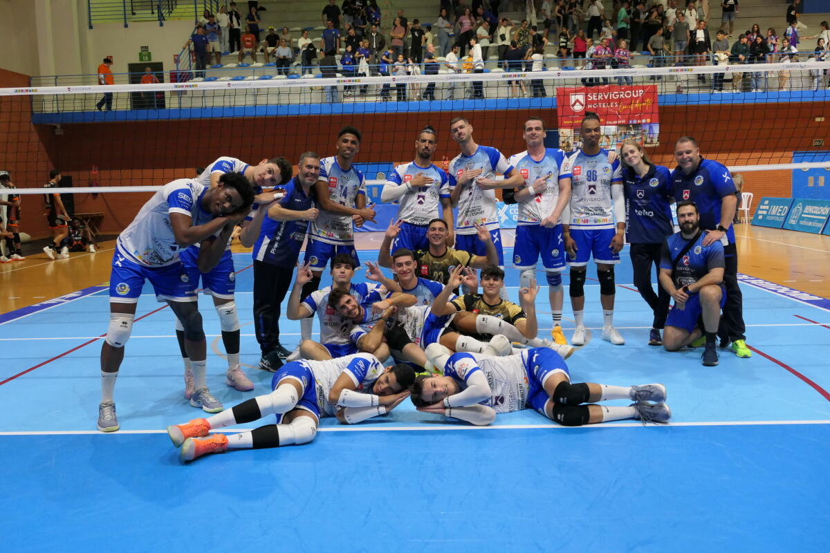 El Servigroup Benidorm hace historia con su primera victoria en la Superliga Masculina ante el Pamesa Teruel VB (3-2)